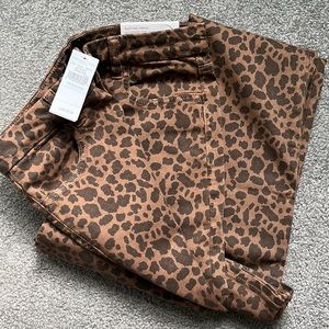 American eagle leopard jeggings